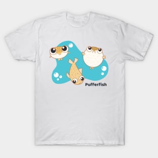 Cute baby pufferfish drawing T-Shirt